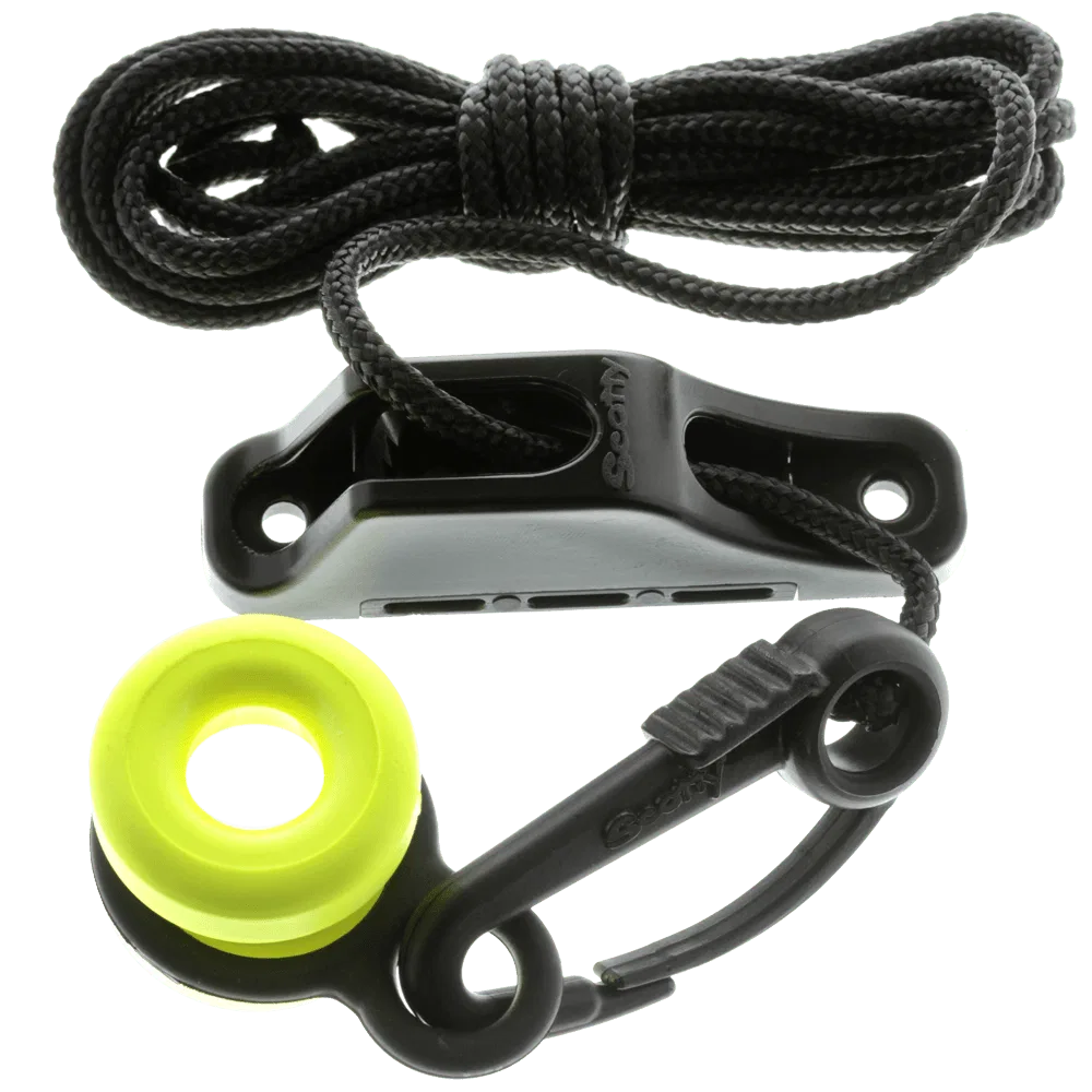 3025 – SCOTTY INC. Downrigger Retriever, Black Nylon Fairlead With #8 Fasteners